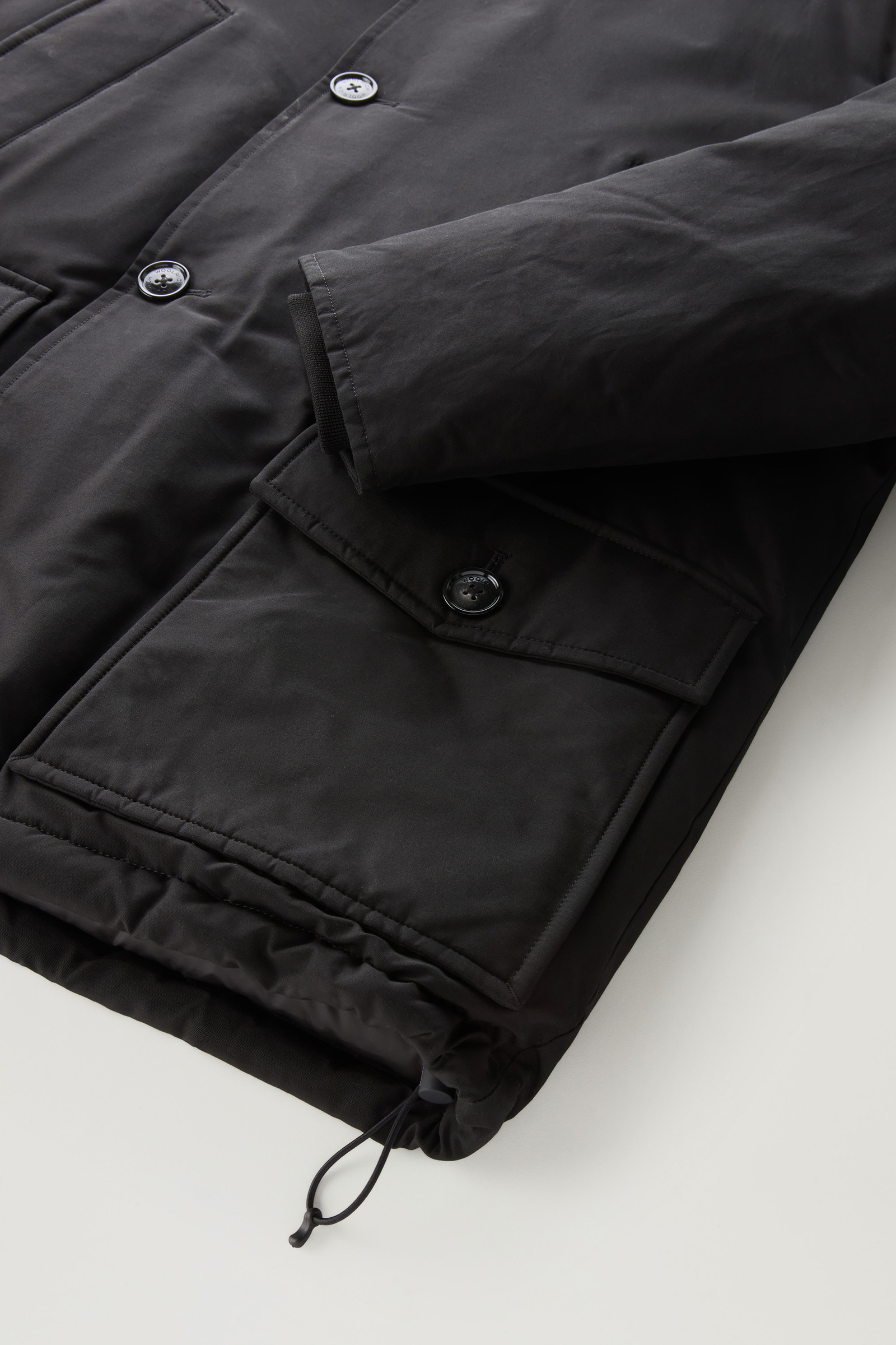 Arctic Anorak aus Ramar Cloth schwarz photo 8 | Woolrich