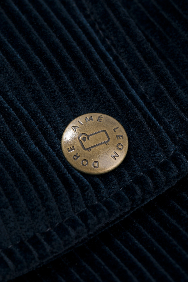 Aimé Leon Dore / Woolrich Cordsamt-Daunenjacke