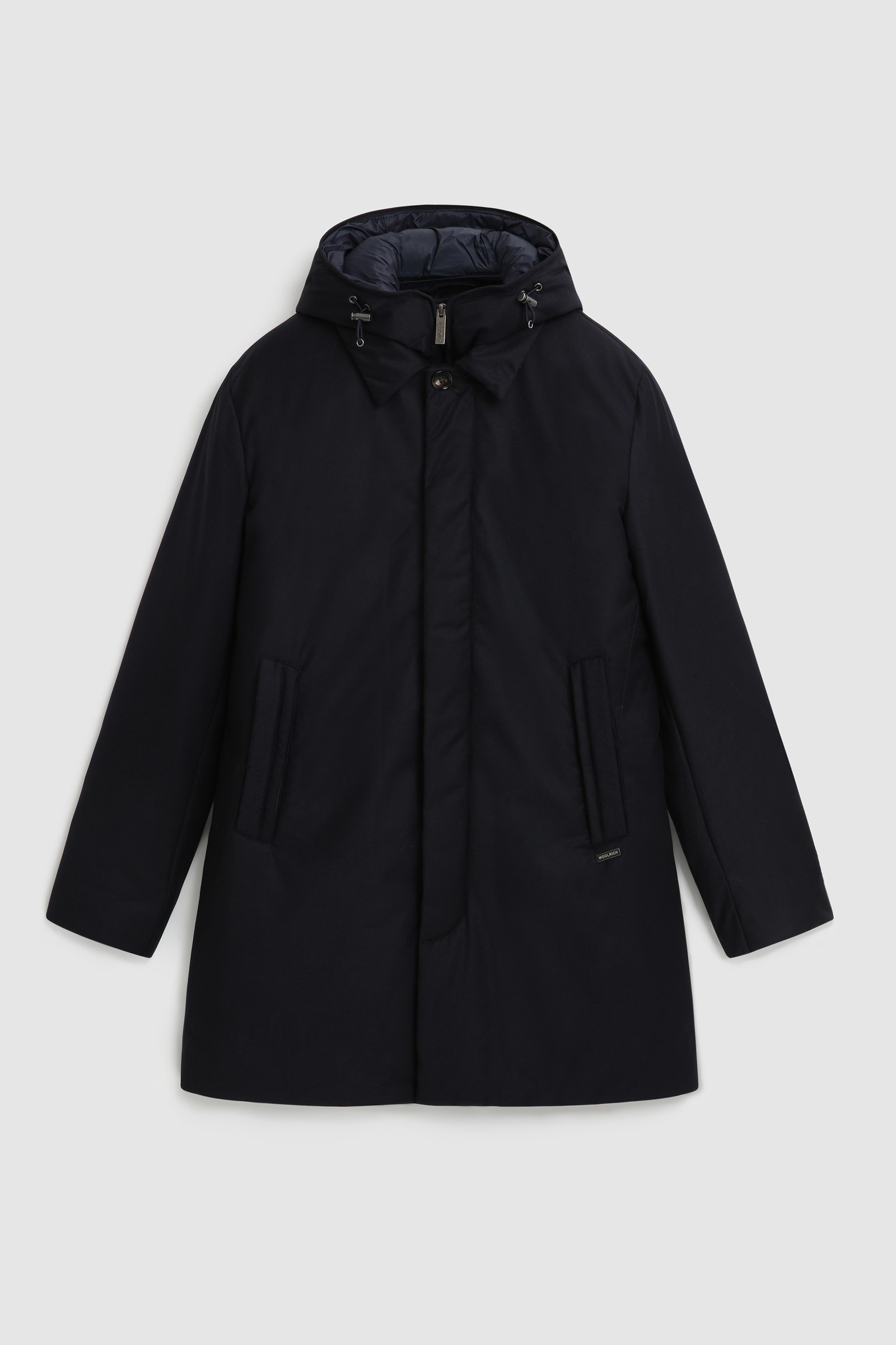 Luxe 2-in-1 jas van fijne Italiaanse wol en zijde geraft met een Loro Piana-stof Blauw photo 7 | Woolrich