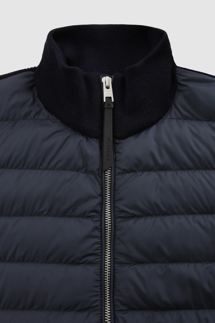 Quilted Sundance Jacket with Merino Sleeves Blue photo 5 | Woolrich