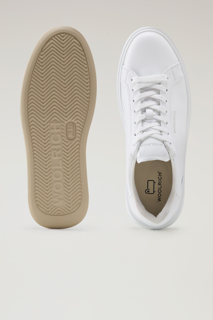 Sneakers Arrow in Leather White photo 4 | Woolrich