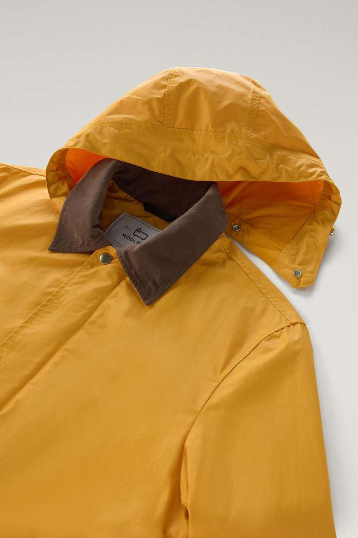 Waxed Jacket with Detachable Hood Yellow photo 7 | Woolrich