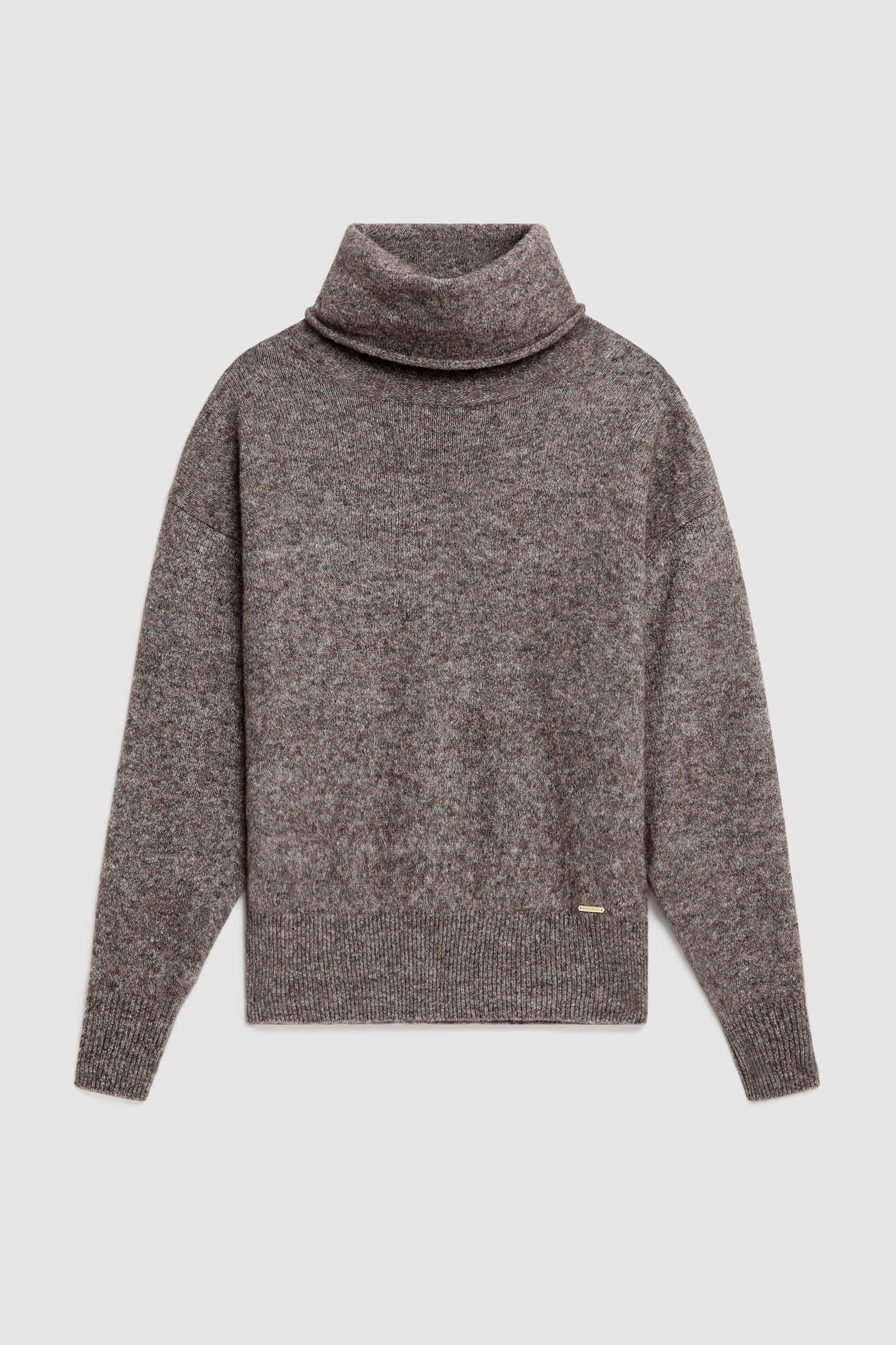 Stretch Turtleneck Sweater in wool blend
