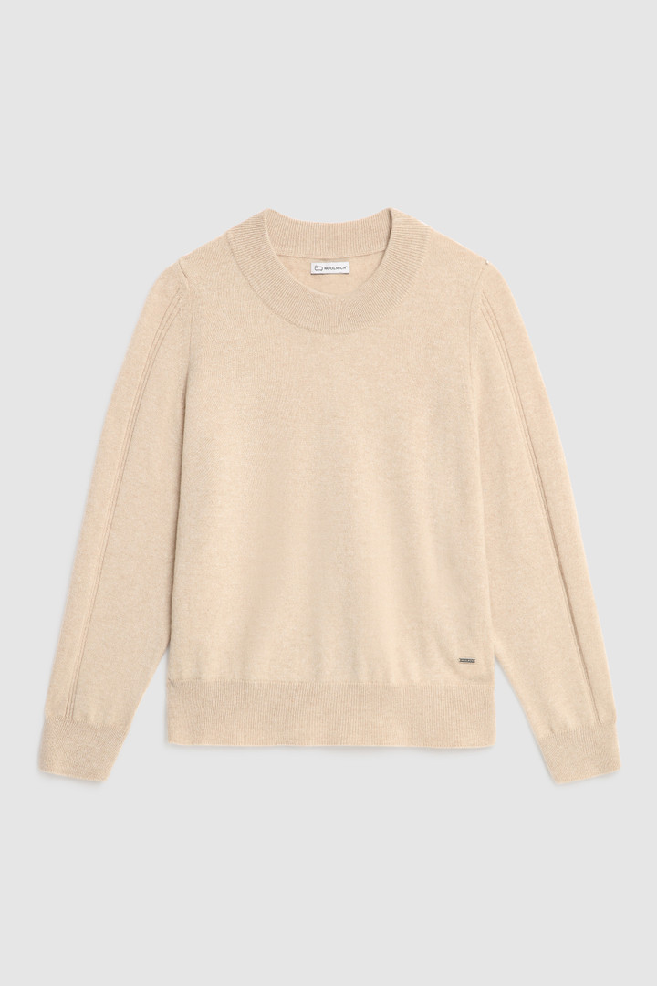 Jersey con cuello redondo de cashmere