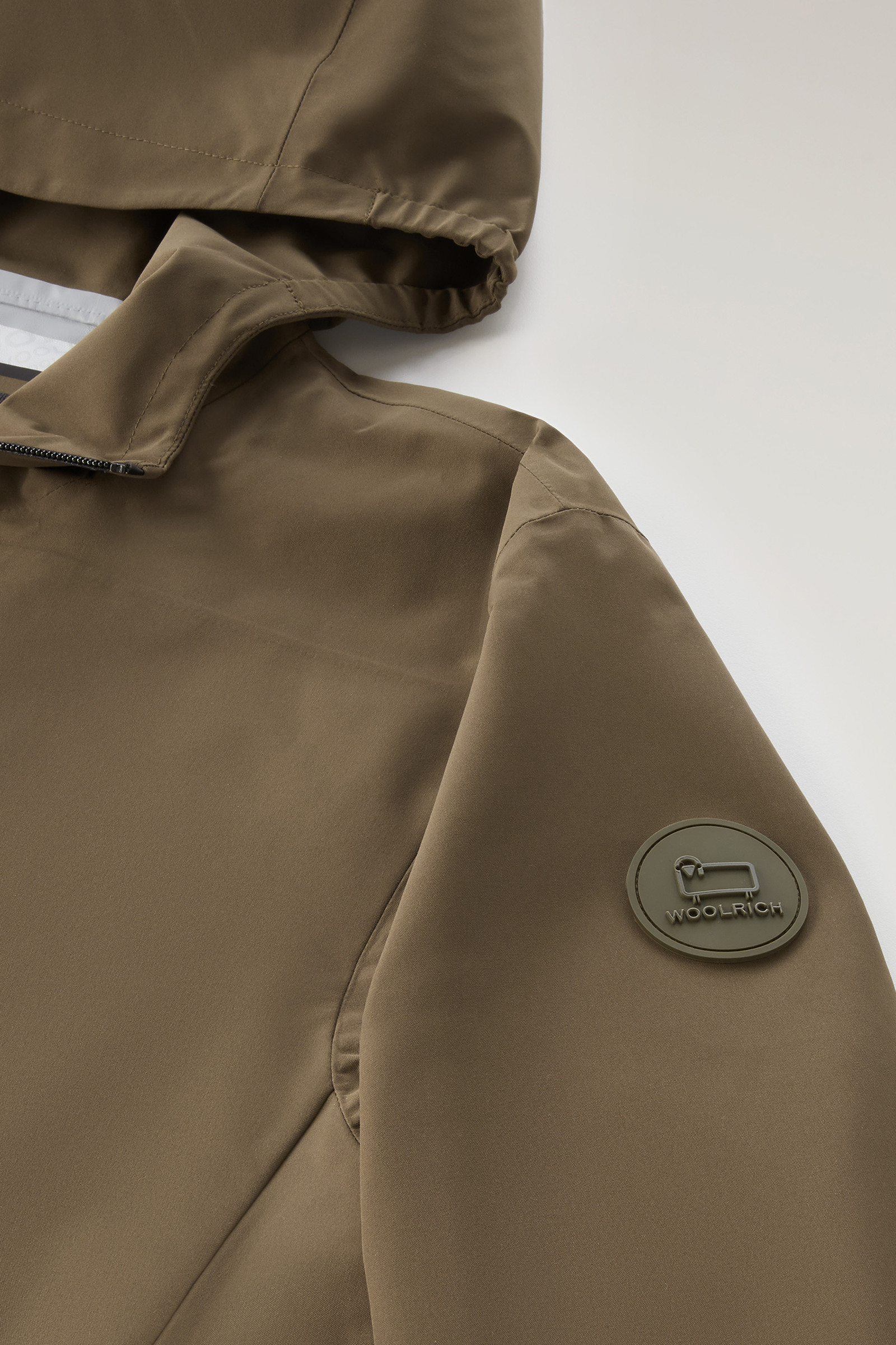 Waterproof Pacific Hooded Jacket Green photo 7 | Woolrich