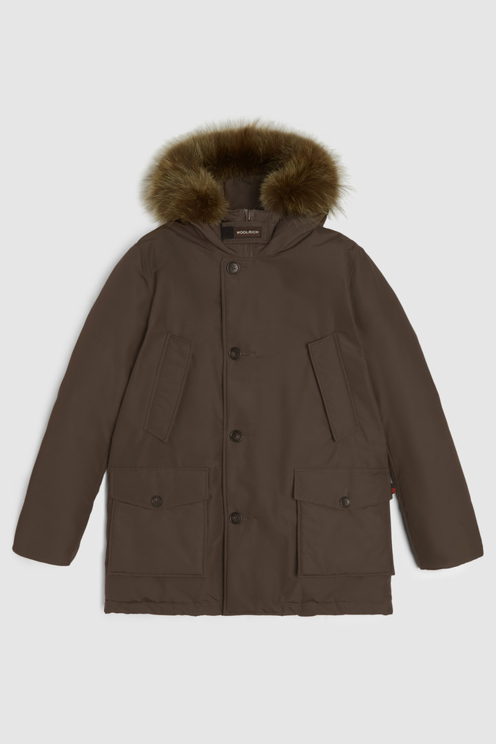 Arctic Parka pelliccia in tinta