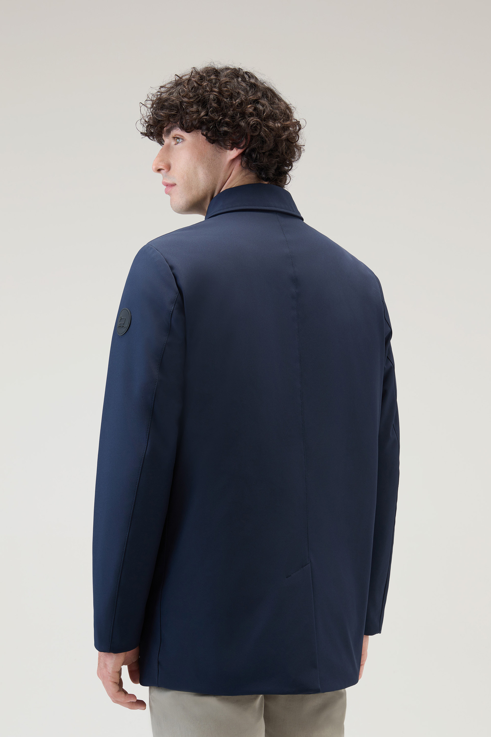 Manteau Barrow Mac en Tech Softshell bleu photo 5 | Woolrich