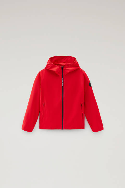 Boys' Pacific Jacket with Hood Red | Woolrich