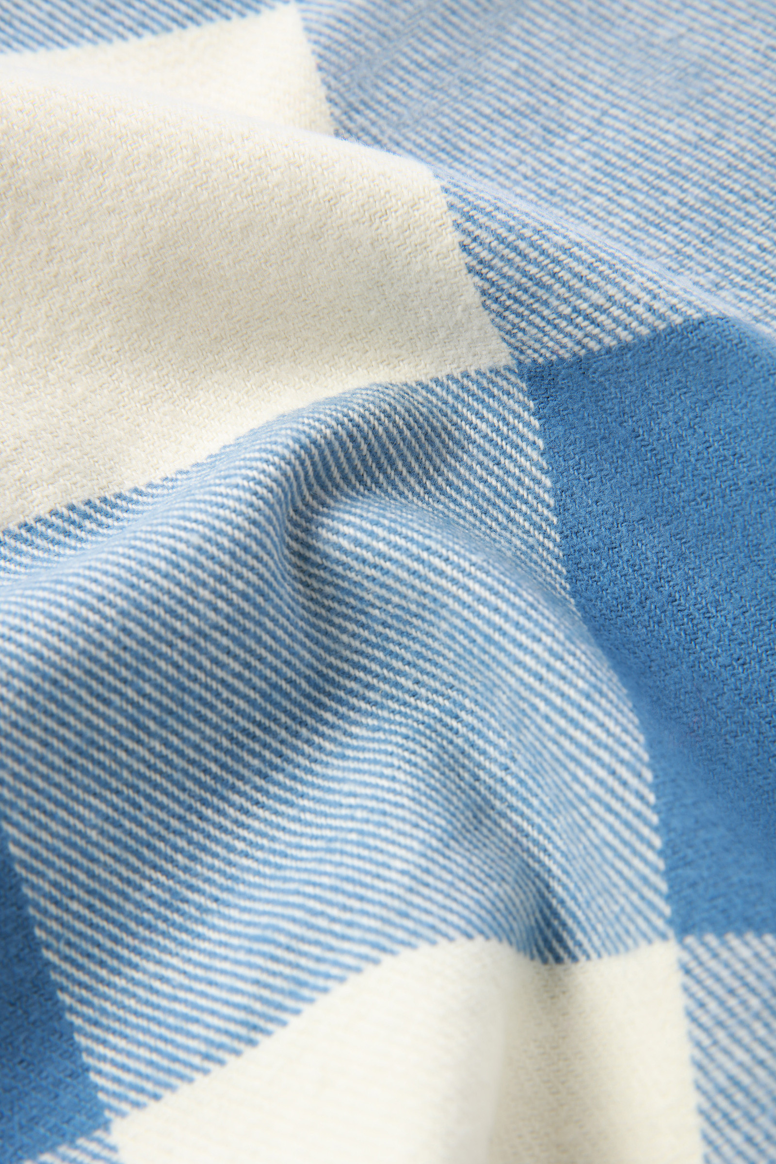 Girls' Buffalo Check Flannel Dress Blue photo 5 | Woolrich