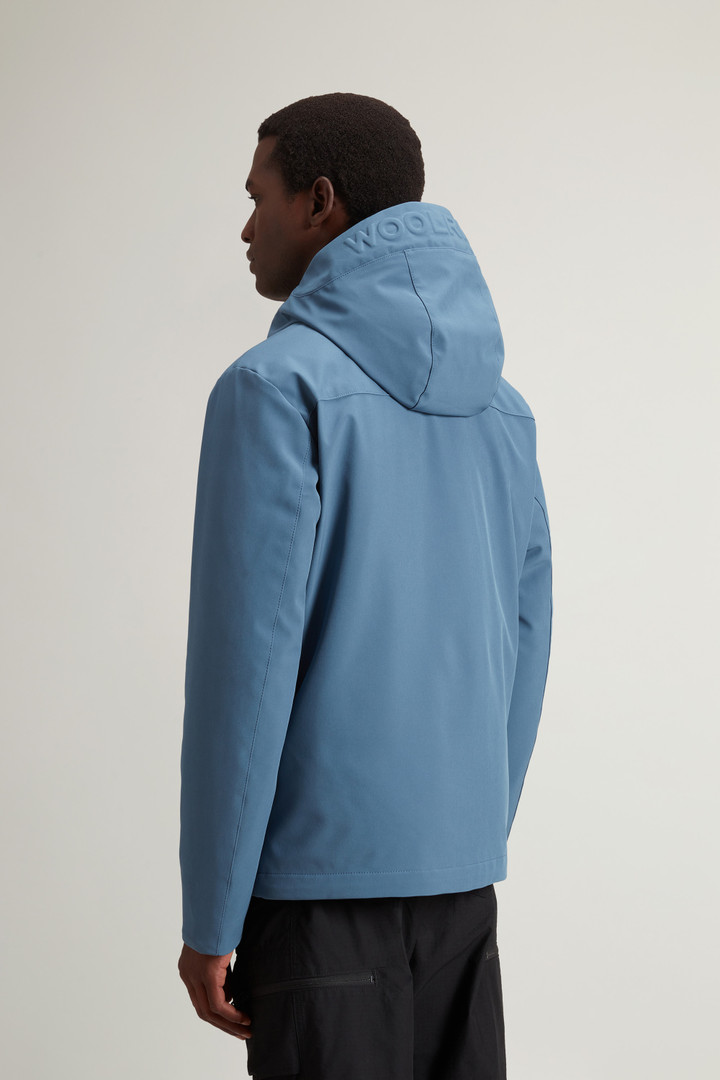 Pacific Jacket in Tech Softshell Blue photo 3 | Woolrich