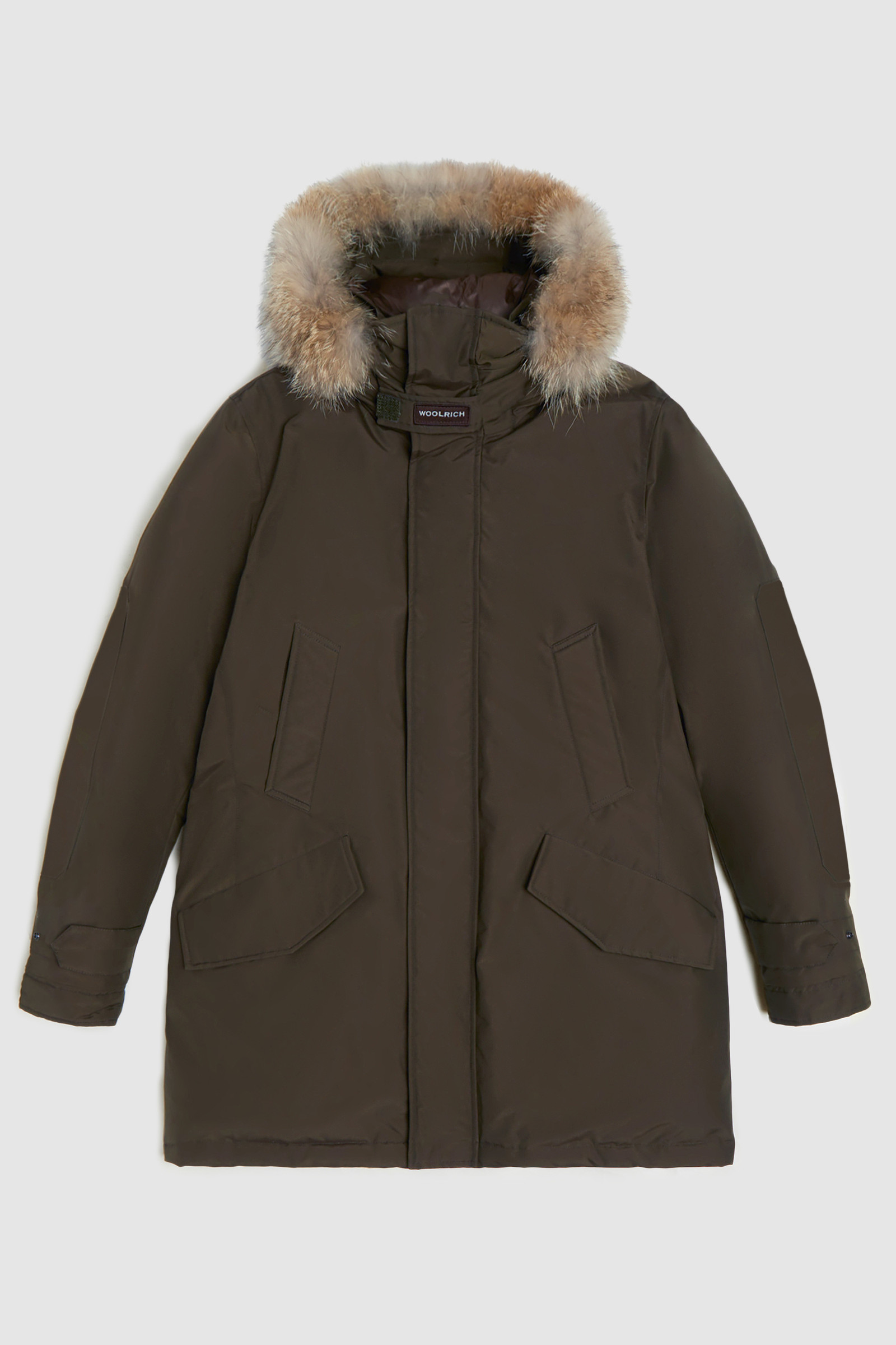 Polar Parka collo alto, pelliccia di coyote