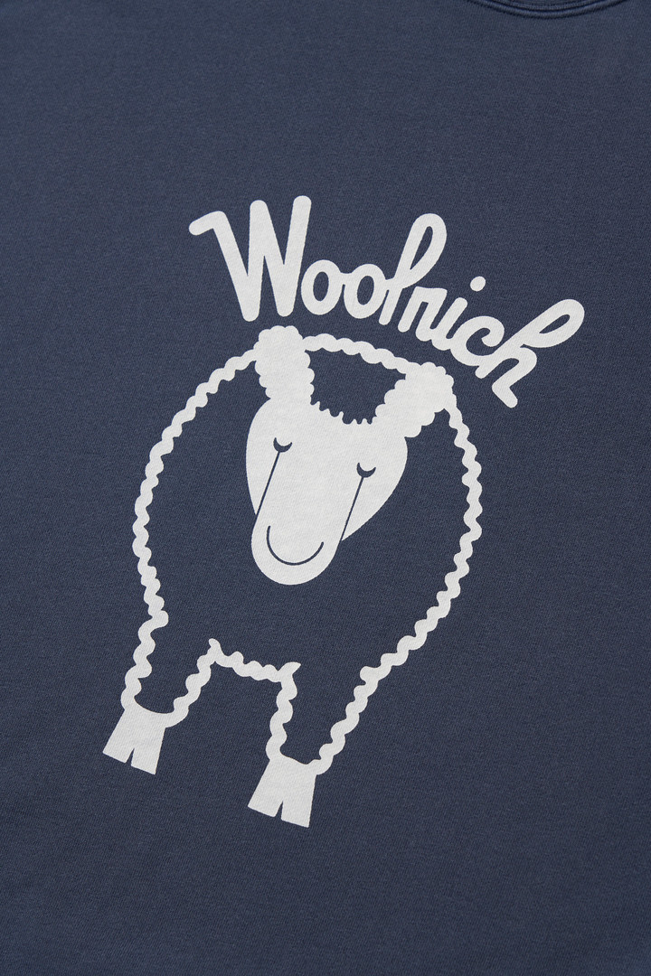 SHEEP SWEATSHIRT Blue photo 3 | Woolrich