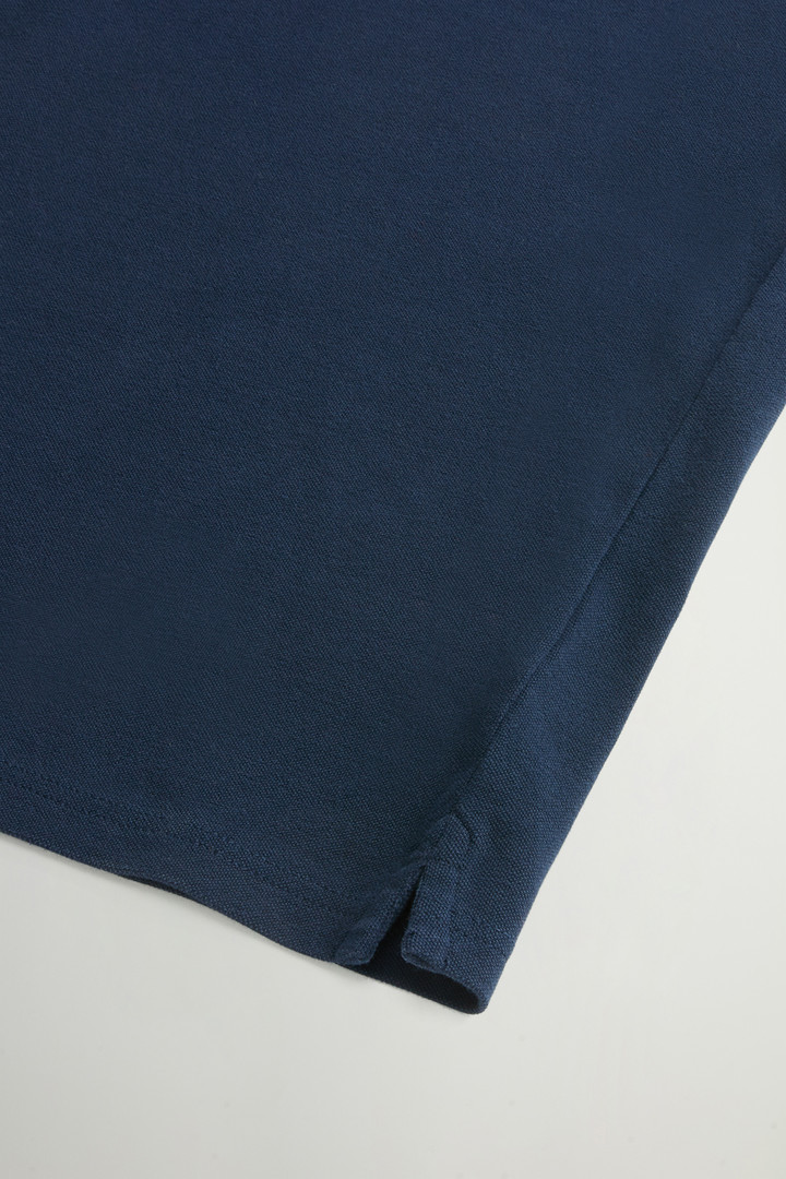 ICE COTTON POLO Blauw photo 7 | Woolrich