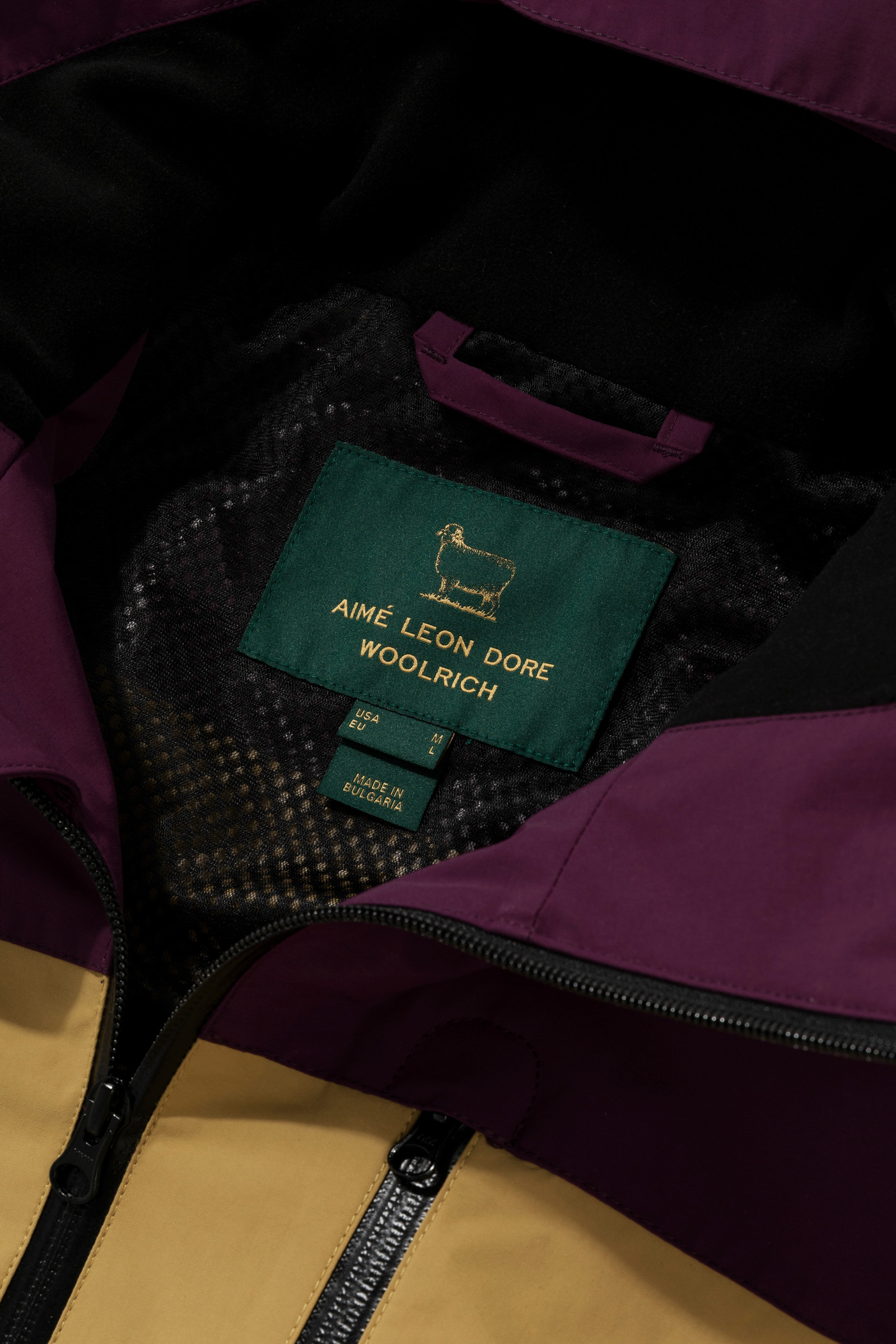 Archive Shell Jacket - Aimé Leon Dore / Woolrich Yellow photo 2 | Woolrich