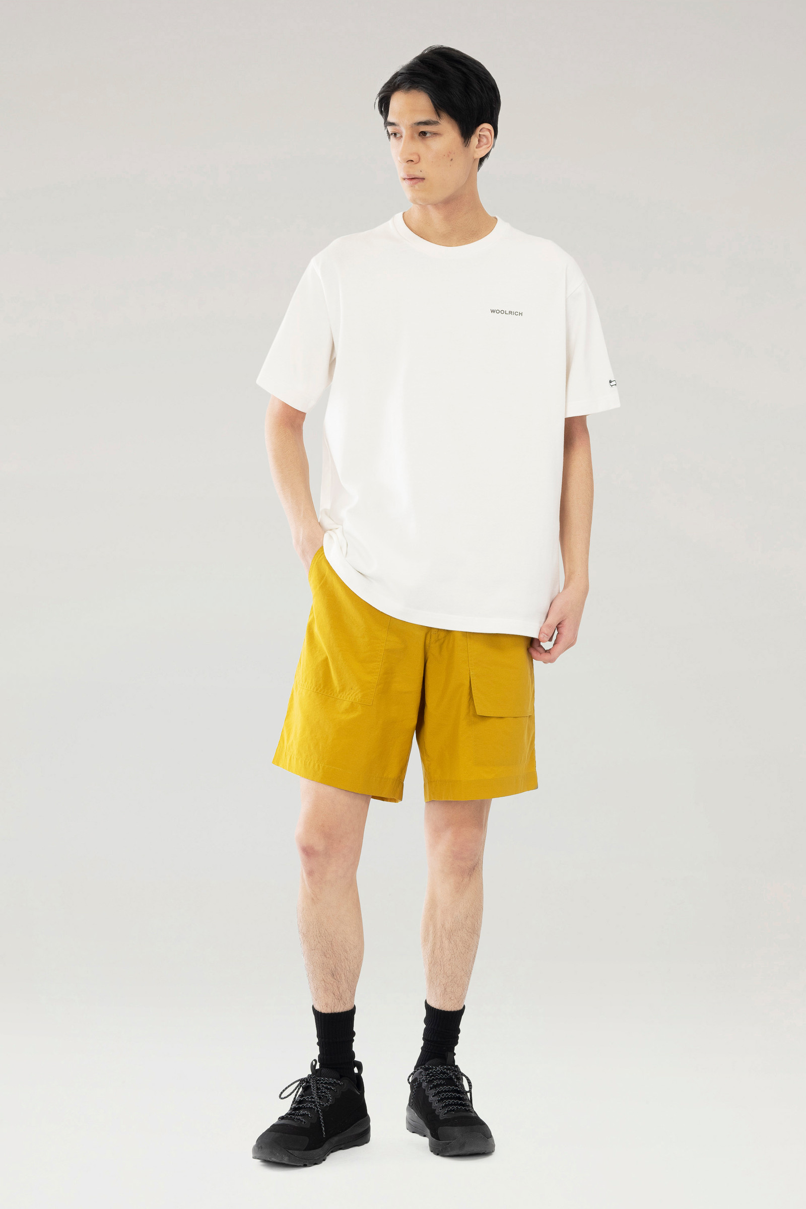 Ranch Shorts in Recycled Nylon Yellow photo 4 | Woolrich