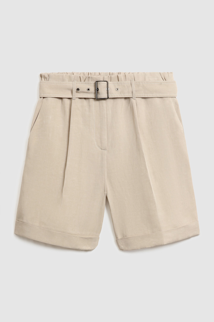Outdoorshorts van linnenmix Beige photo 4 | Woolrich
