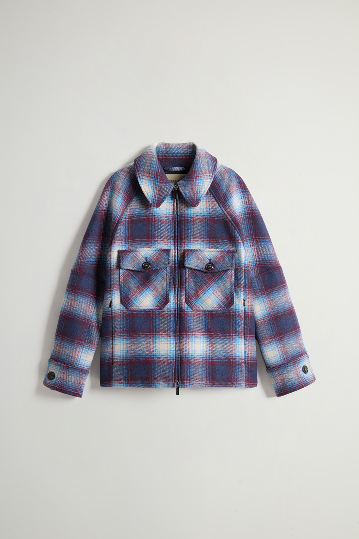 Overshirt in Recycled Manteco Italian Wool-Blend Fabric Multicolor photo 5 | Woolrich