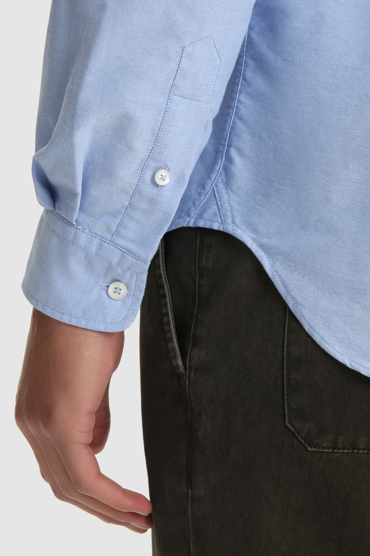 Camisa Oxford de algodón grueso