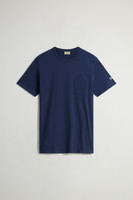 Men's Pure Cotton T-Shirt with Logo black | Woolrich US