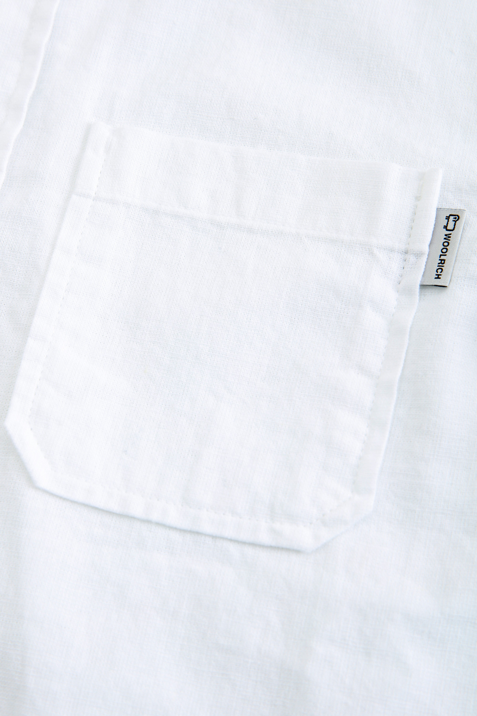 Camisa de mezcla de lino de niño blanco photo 4 | Woolrich