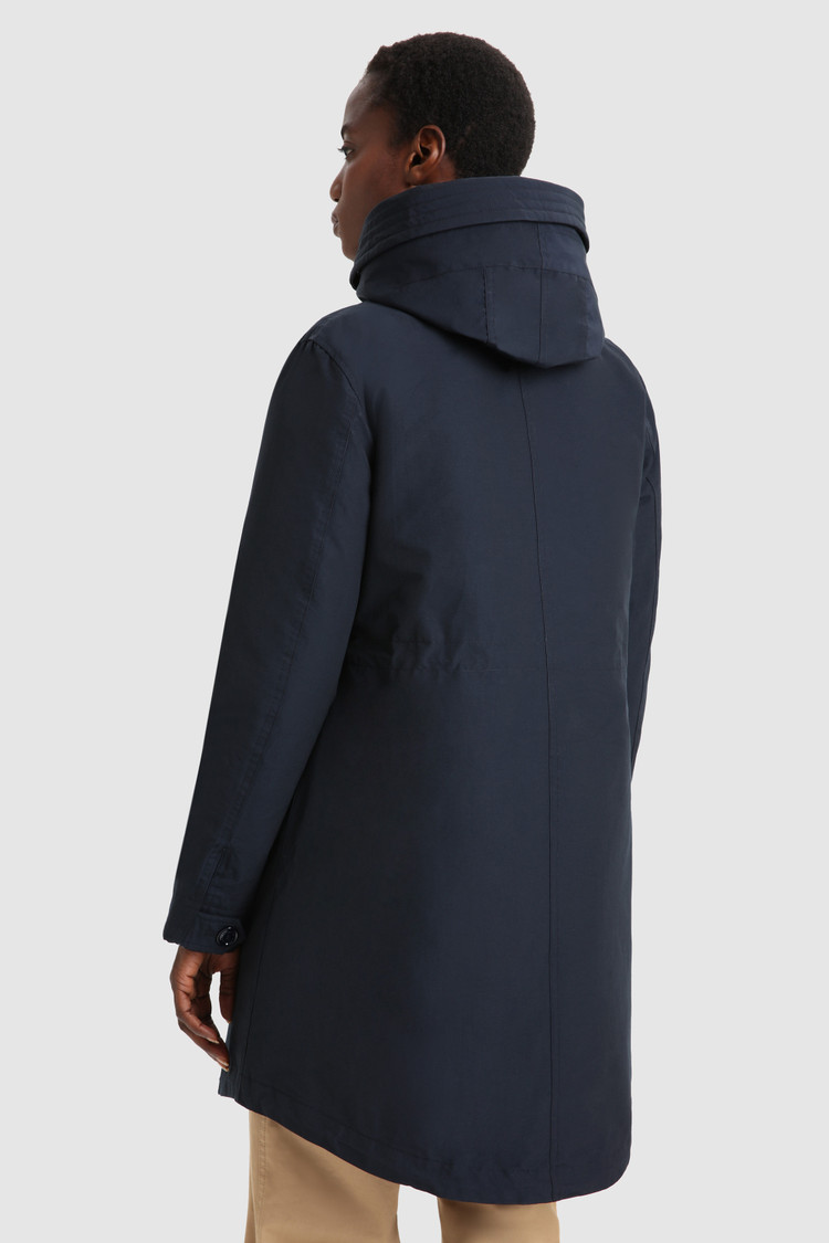 Lange 3-in-1 Military parka van ecologische Ramarstof