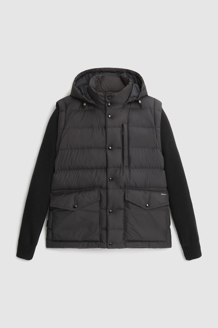 Sierra Jacket with Hood and Removable Sleeves Black photo 7 | Woolrich