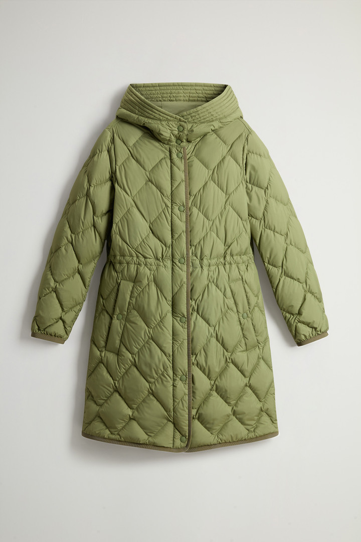 Heritage-Parka van microvezel met capuchon en vizier Groen photo 5 | Woolrich