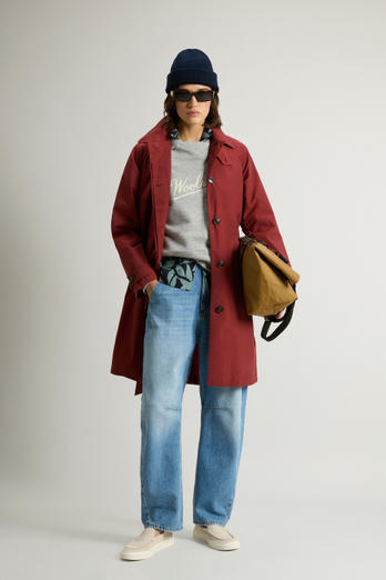 Urban Touch Trench Coat Red | Woolrich