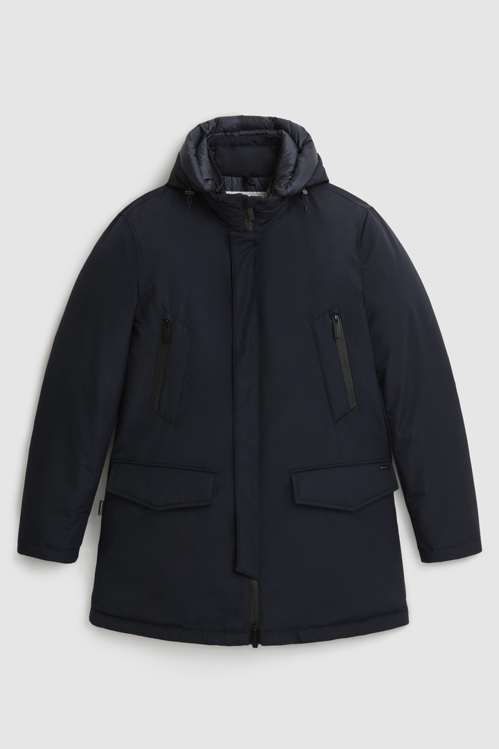 Polarguard Parka in mixed nylon and Italian wool