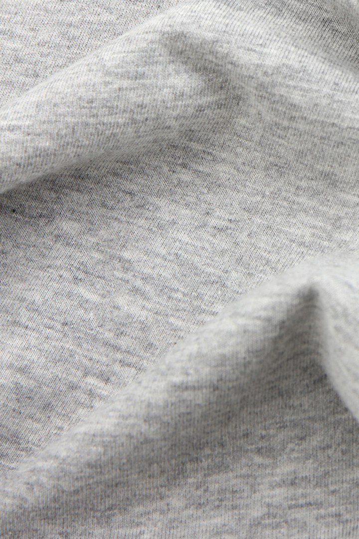 Boy's Flag Tee in Organic Cotton Grey photo 5 | Woolrich