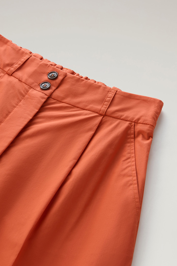 Pure Cotton Poplin Shorts Orange photo 6 | Woolrich