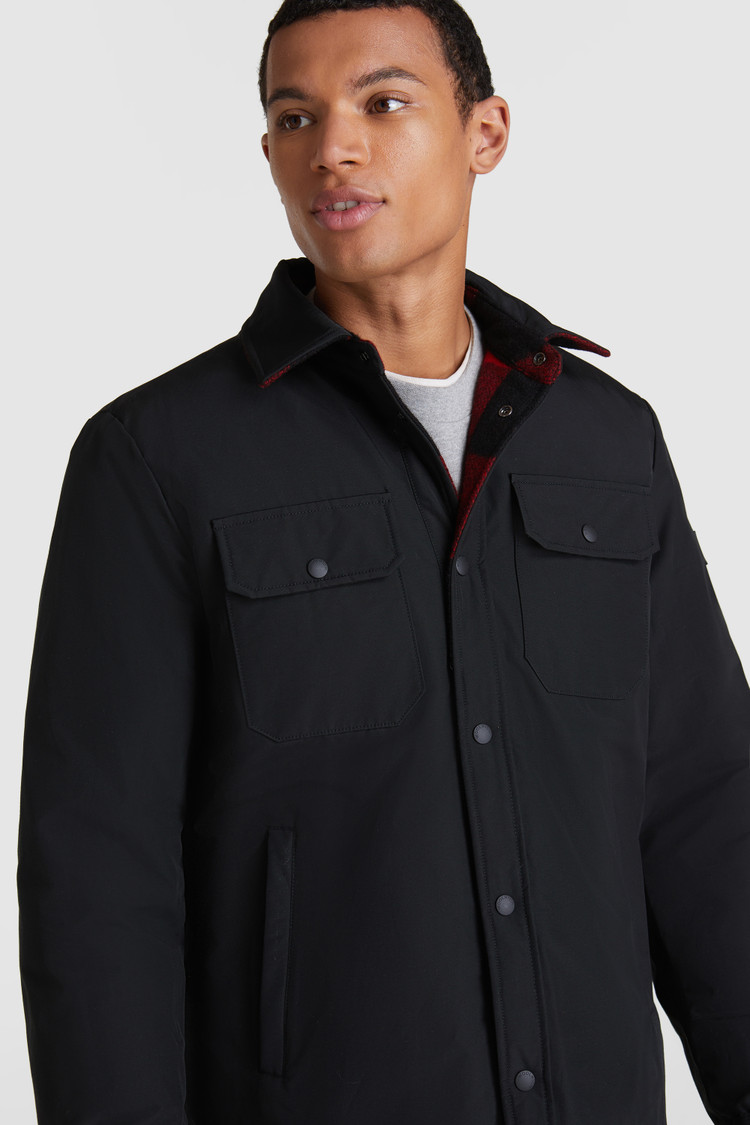 Rowland reversible jacket with shirt collar