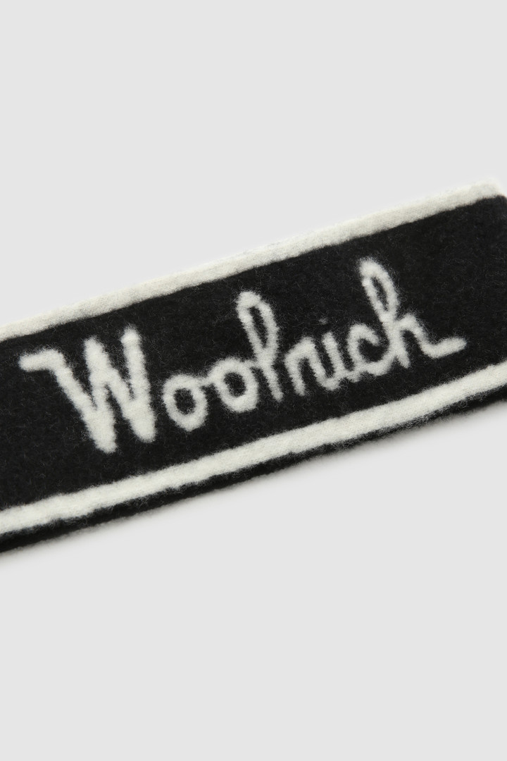 Bandeau en laine avec logo