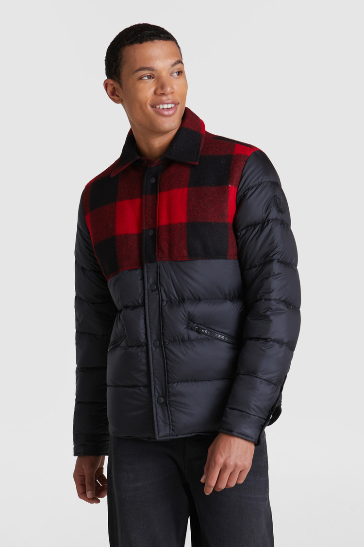 Rowland reversible jacket with shirt collar