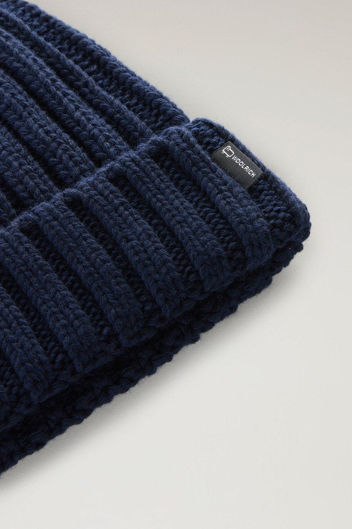 Beanie aus reiner Schurwolle für Jungen Blau photo 3 | Woolrich