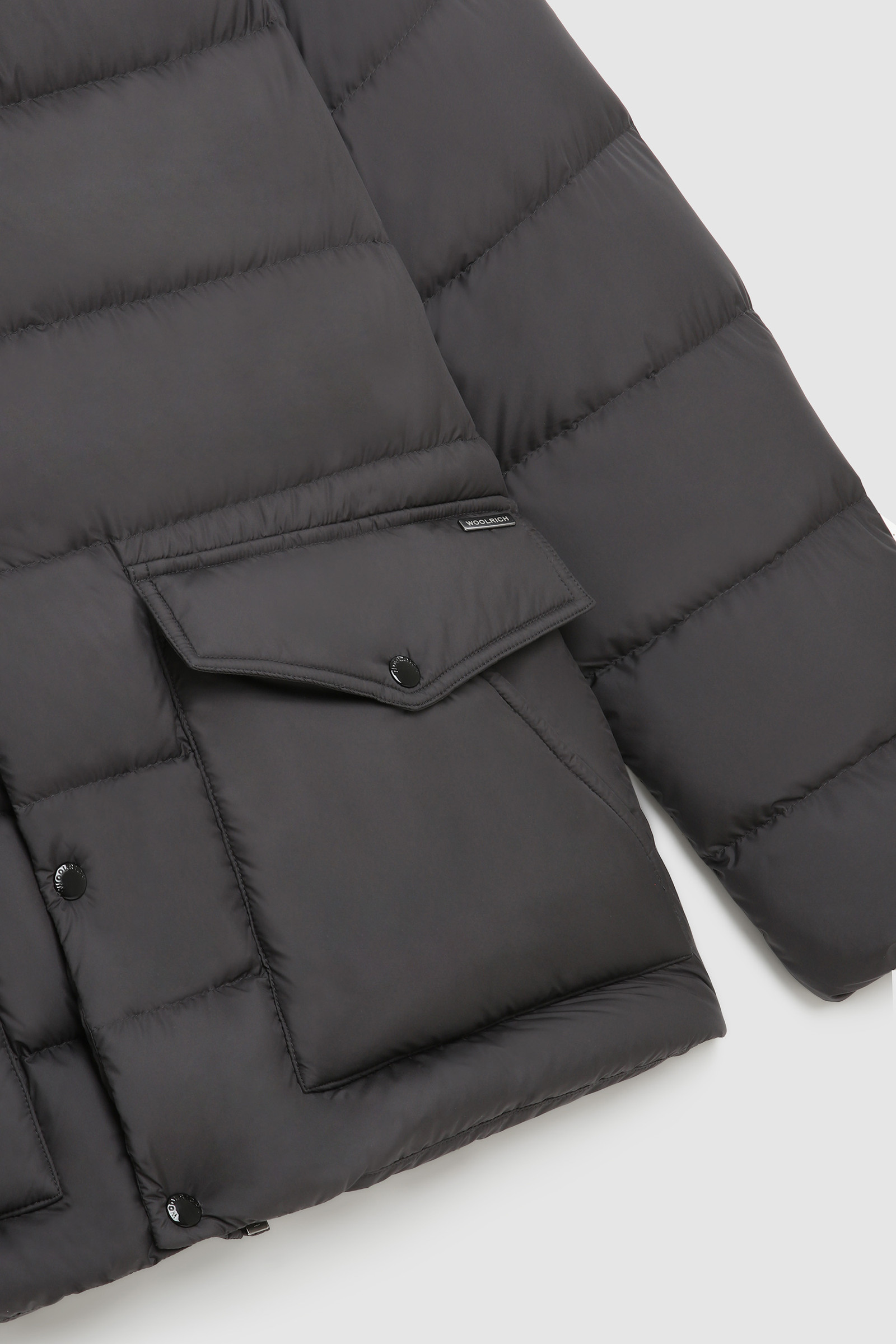 Sierra Padded Jacket with Removable Hood Black photo 9 | Woolrich