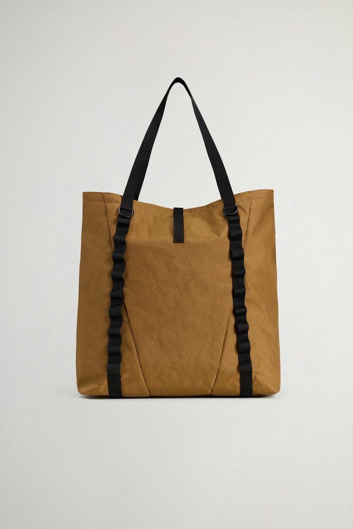 Oversized Tote Bag in X-PAC by Todd Snyder Brown photo 4 | Woolrich