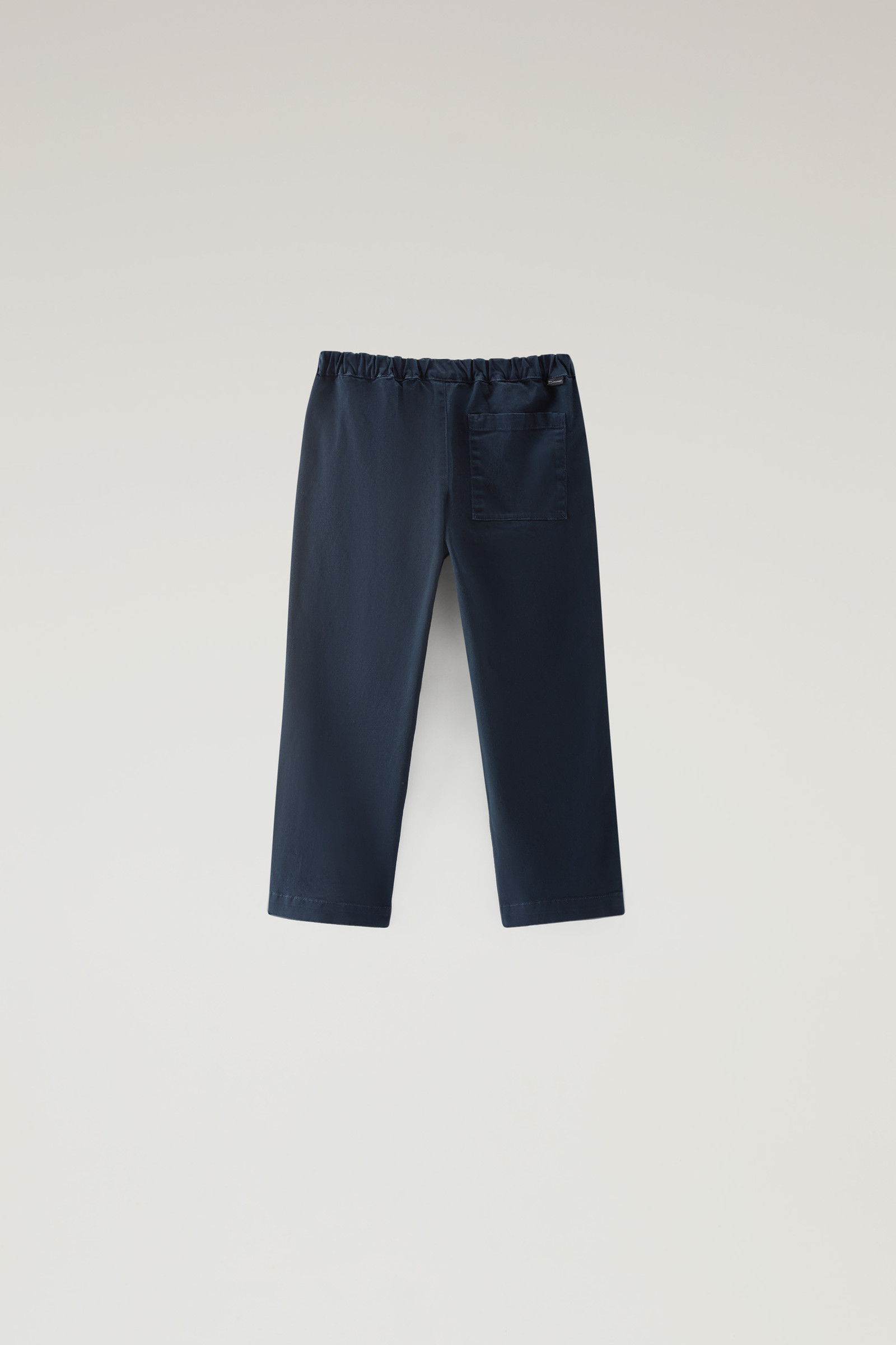 Stückgefärbte Hose aus Baumwoll-Stretch für Jungen blau photo 2 | Woolrich