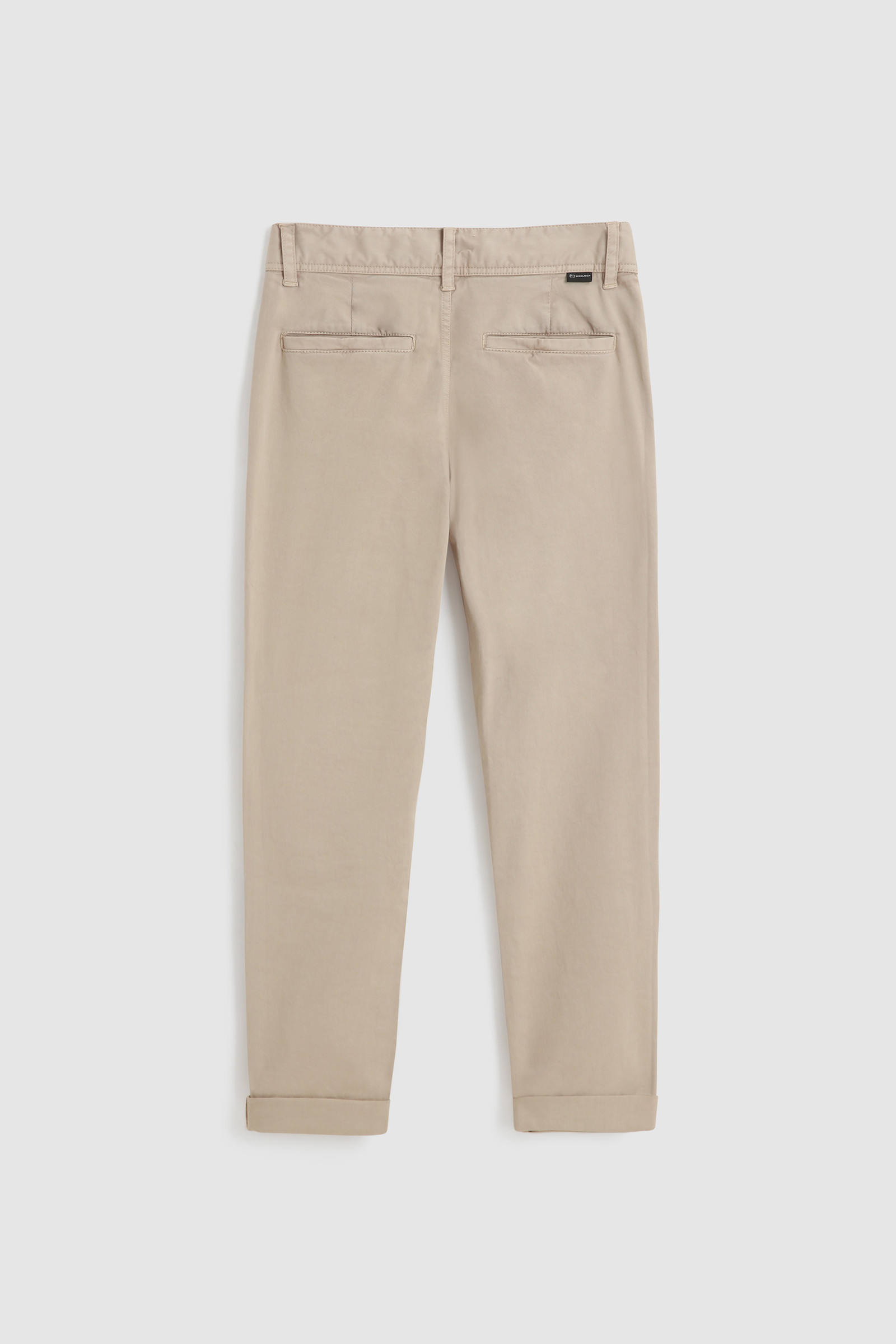 Boy's Pant in Garment-Dyed Cotton Brown photo 2 | Woolrich
