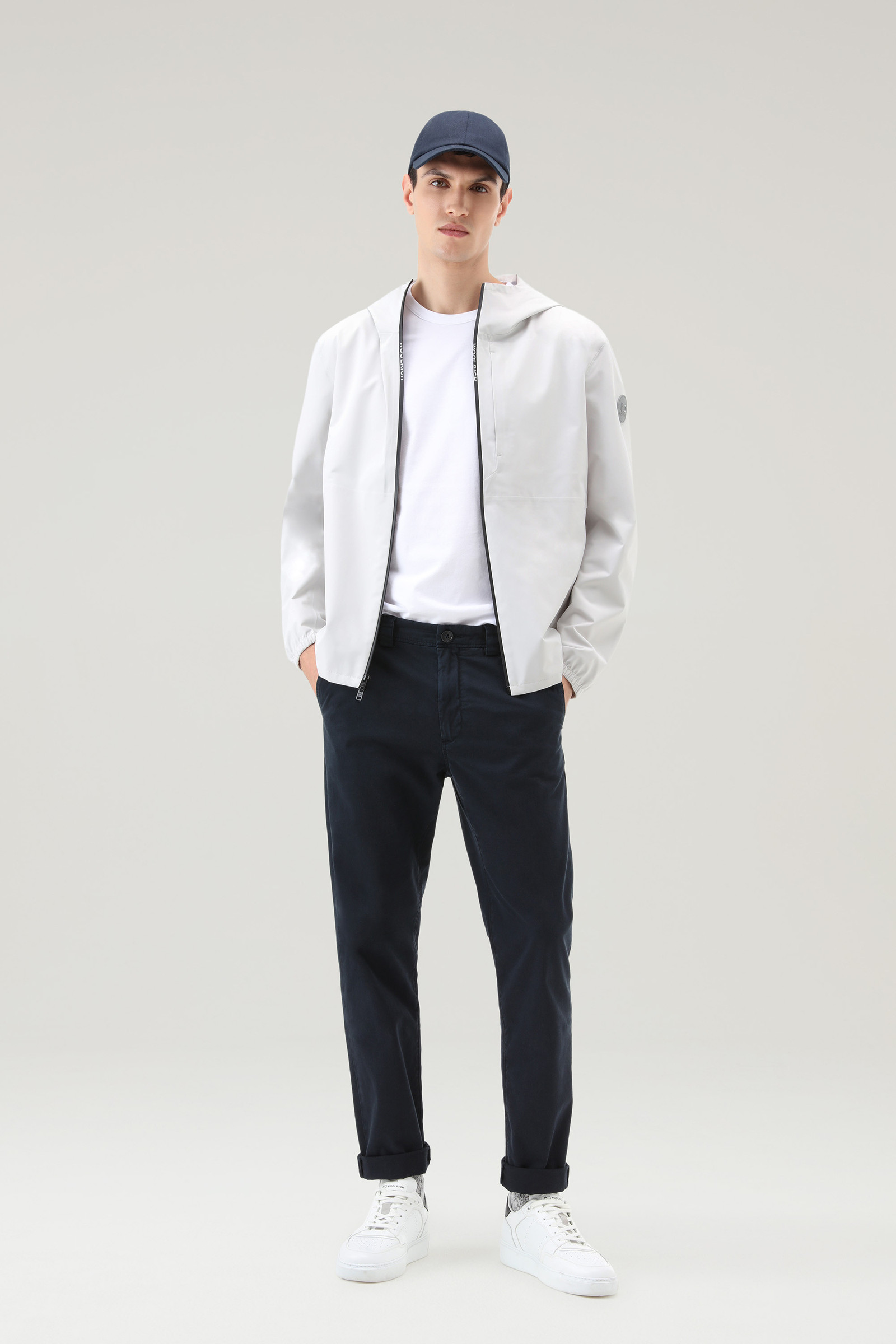 Waterproof Pacific Hooded Jacket White photo 2 | Woolrich