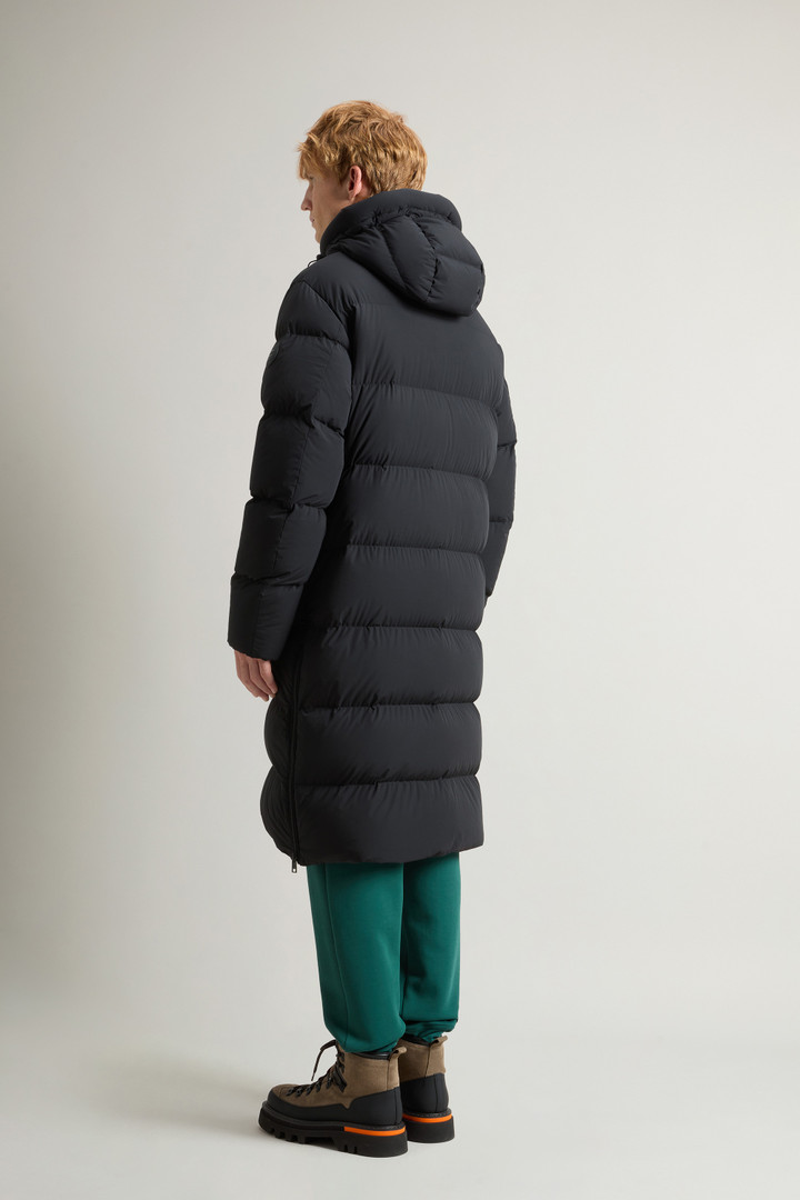 Sierra Supreme Parka lungo in nylon elasticizzato Nero photo 3 | Woolrich