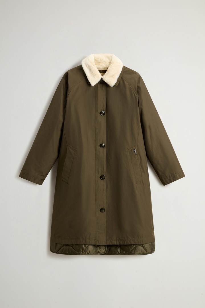 Manteau 3-en-1 en Ramar Cloth Vert photo 5 | Woolrich