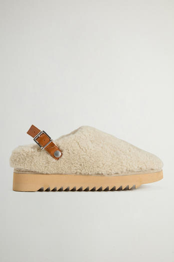 Sabots en peau de mouton Beige photo 1 | Woolrich