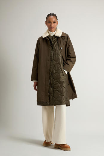 Manteau 3-en-1 en Ramar Cloth Vert | Woolrich