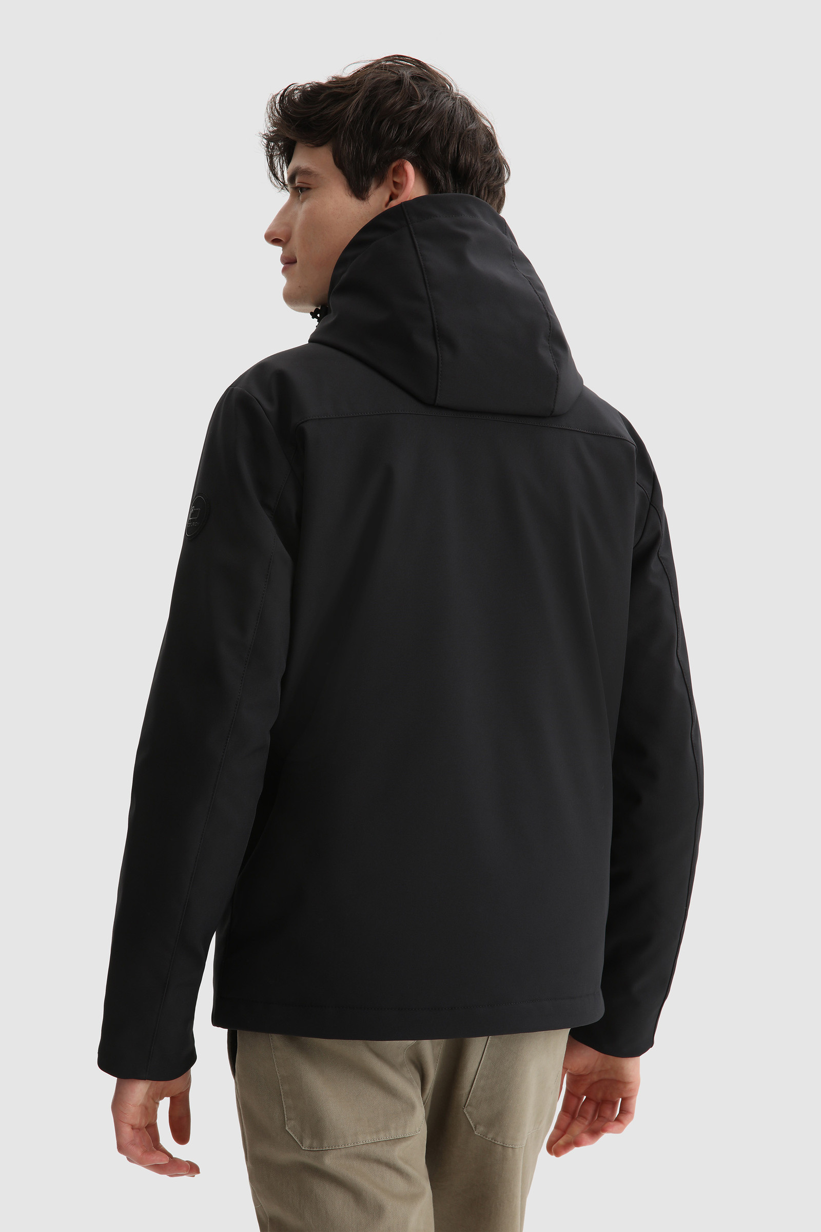 Pacific Soft Shell Jacket Black photo 4 | Woolrich