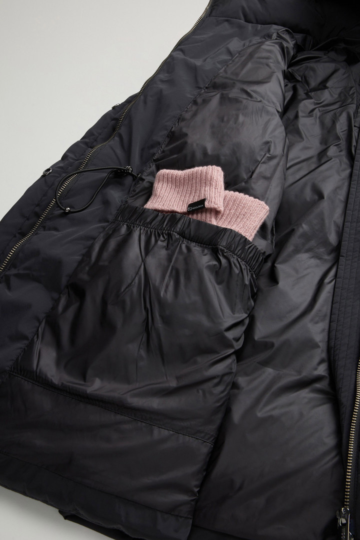 Alsea Stretch Nylon Down Jacket with Removable Hood Black photo 10 | Woolrich