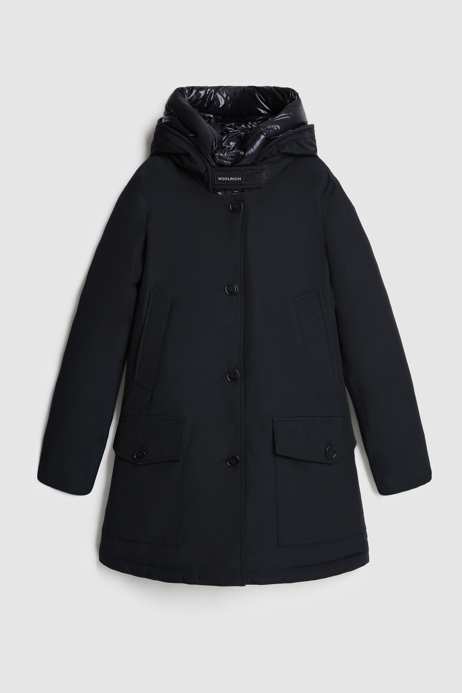 Arctic Parka mit hohem Kragen und doppelter Kapuze Blau photo 7 | Woolrich