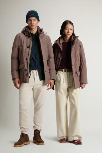 Cloud Arctic Parka with Hood Brown | Woolrich