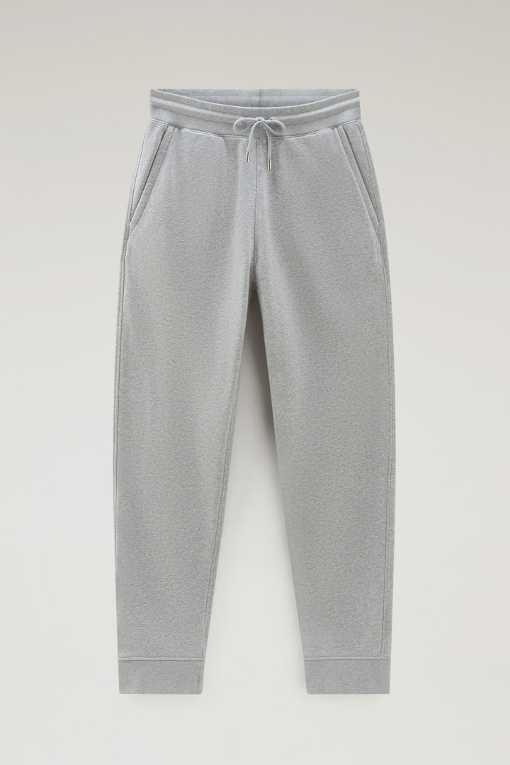 Sweatpants in Brushed Cotton Fleece Gray photo 4 | Woolrich