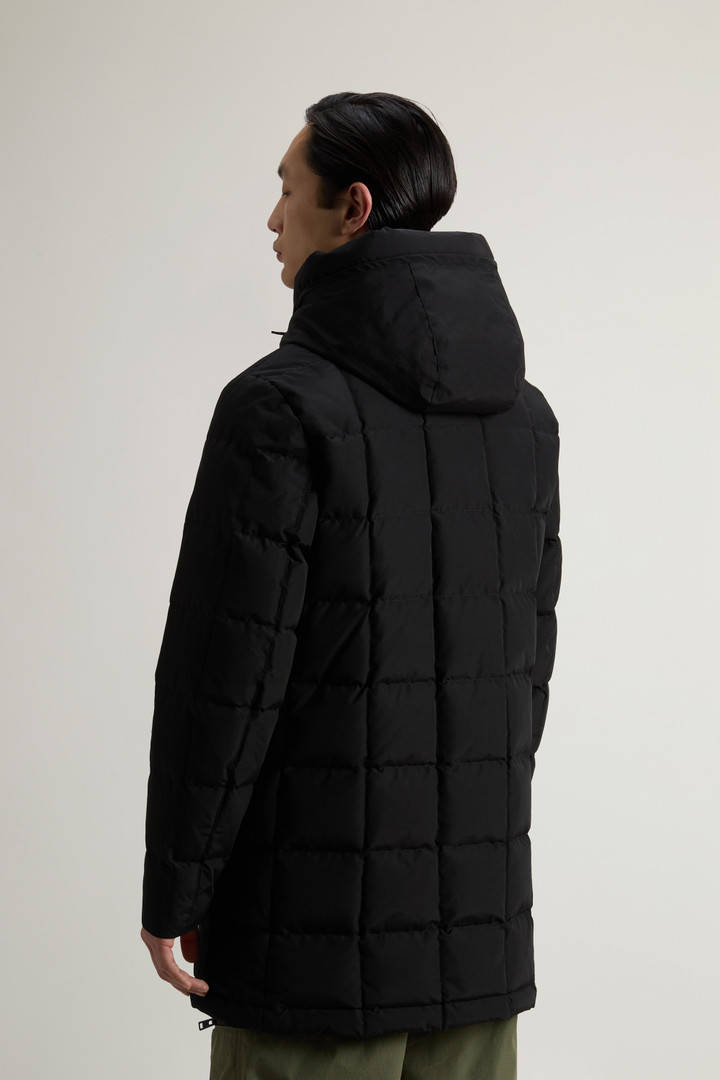 Blizzard Parka in Ramar Cloth with Square Quilting Black photo 3 | Woolrich